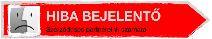 Macademia Support Form Partner hiba bejelentés